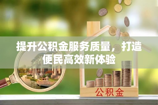 砀山提升公积金服务质量，打造便民高效新体验