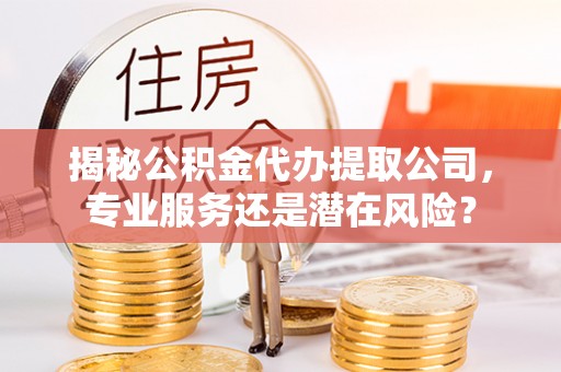 砀山揭秘公积金代办提取公司，专业服务还是潜在风险？