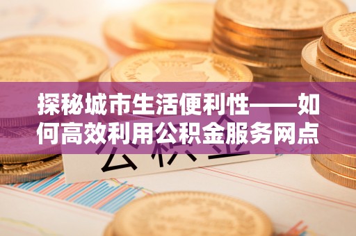 砀山探秘城市生活便利性——如何高效利用公积金服务网点查询工具