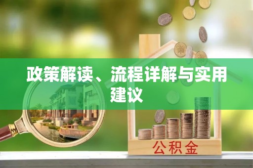 砀山政策解读、流程详解与实用建议
