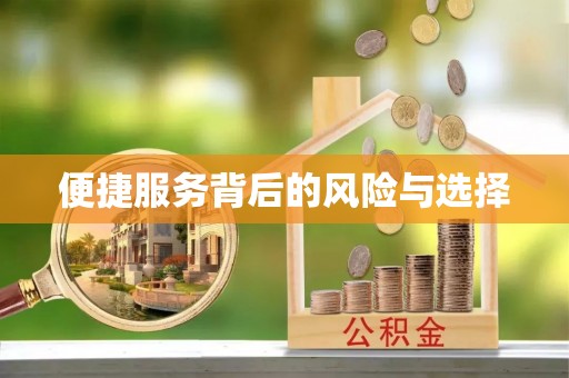 砀山便捷服务背后的风险与选择